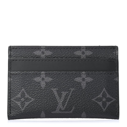 Louis Vuitton Monogram Eclipse Porte-Cartes Double Card Holder 1 of 4