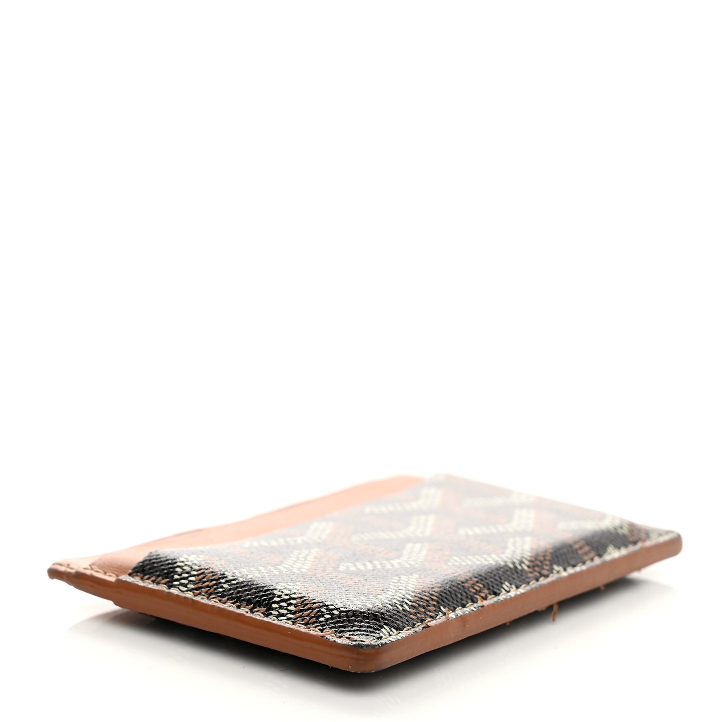 Goyardine Saint Sulpice Card Holder Black Gold
