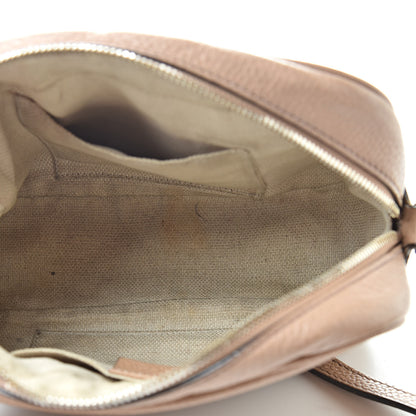 Gucci Pebbled Calfskin Small Soho Disco Bag Rose Beige 5 of 23