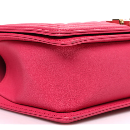 Chanel Caviar Quilted Medium Boy Flap Pink 9 of 12
