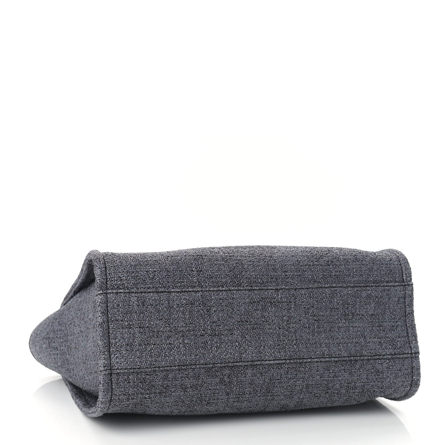 Lurex Boucle Small Deauville Tote Grey