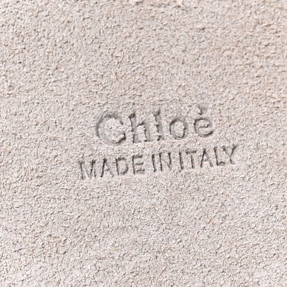 Chloe Suede Calfskin Small Faye Top Handle Bag Motty Grey 6 of 11