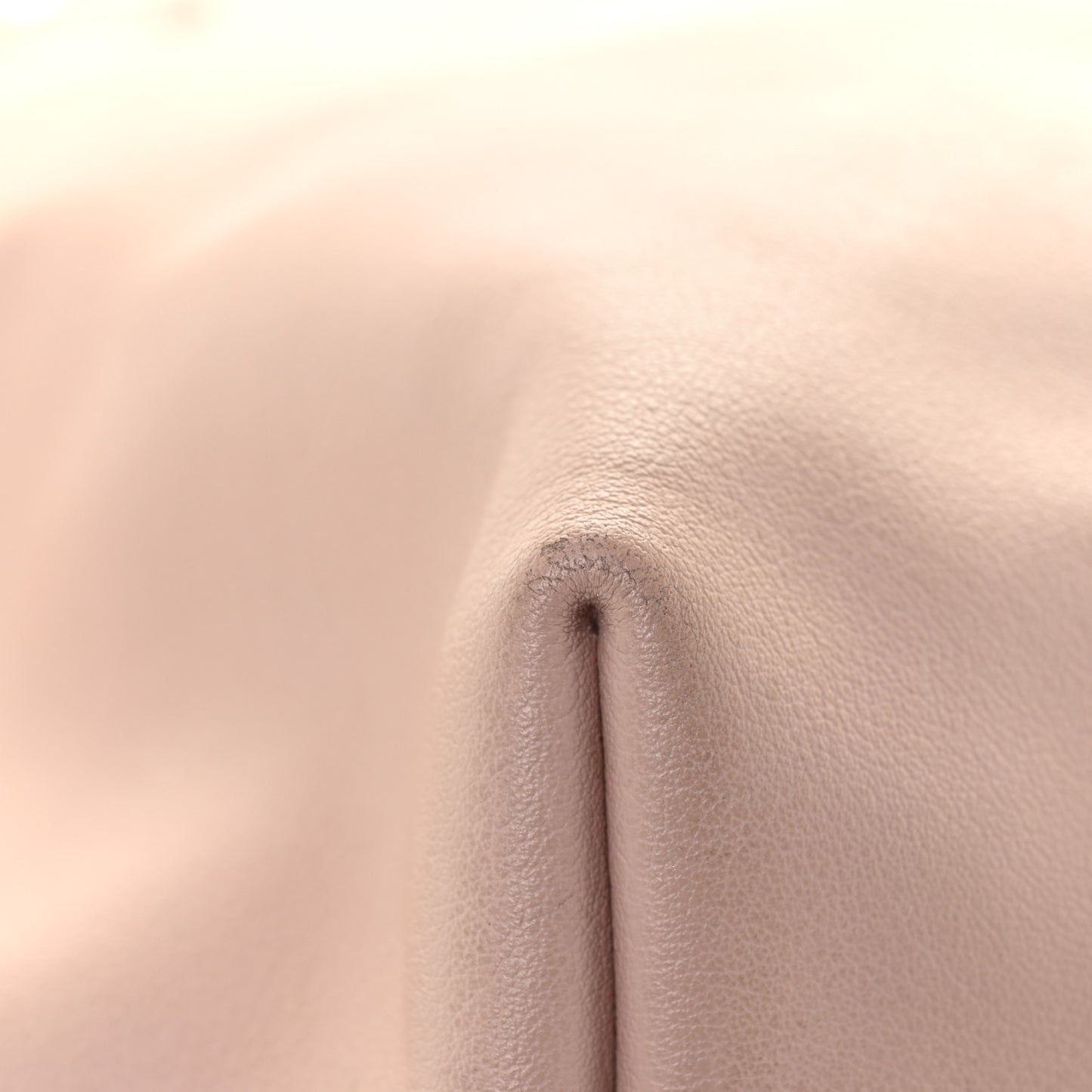 Calfskin Large Shopping Tote Rose Antic