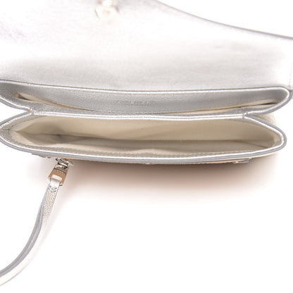 Givenchy Calfskin Duetto Crossbody Bag Silver 5 of 9