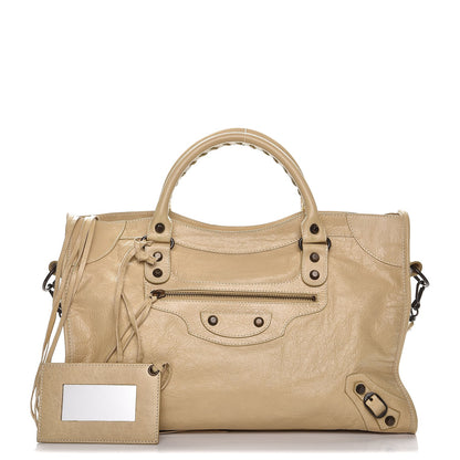 Balenciaga Agneau Classic Hardware City Dune 1 of 9