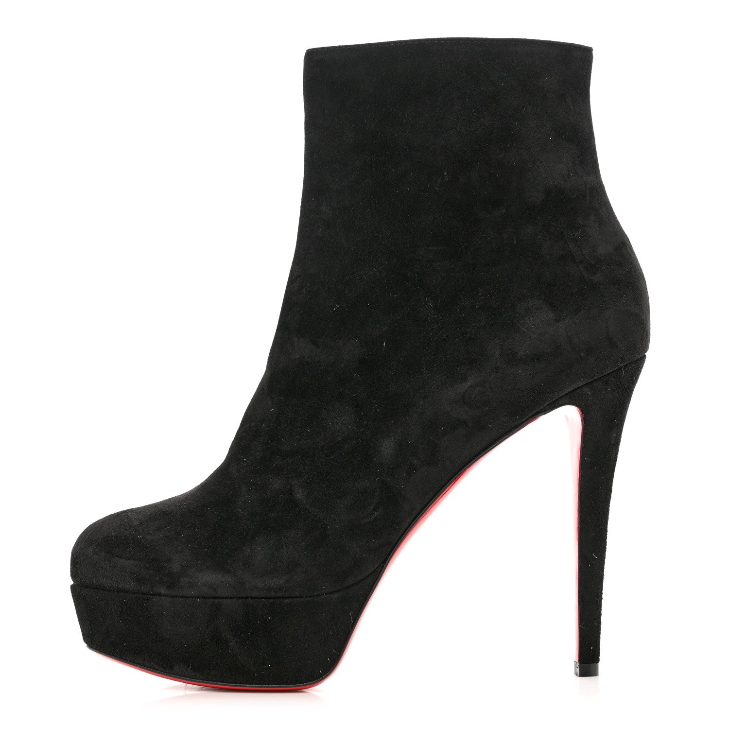 Christian Louboutin Suede Daf Booty 160 Ankle Boots 40.5 Black 1 of 9