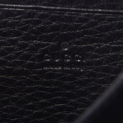 Gucci Calfskin GG Marmont Chain Wallet Black 8 of 8