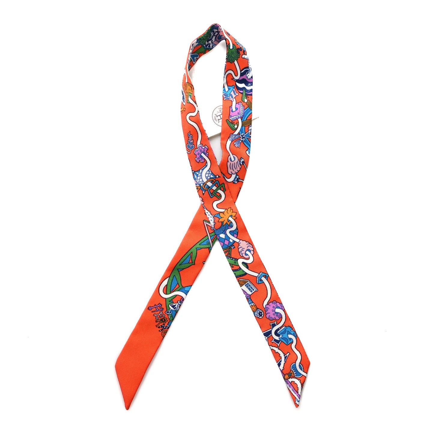 Silk Candy Doll La Folle Parade Twilly Orange Bleu White