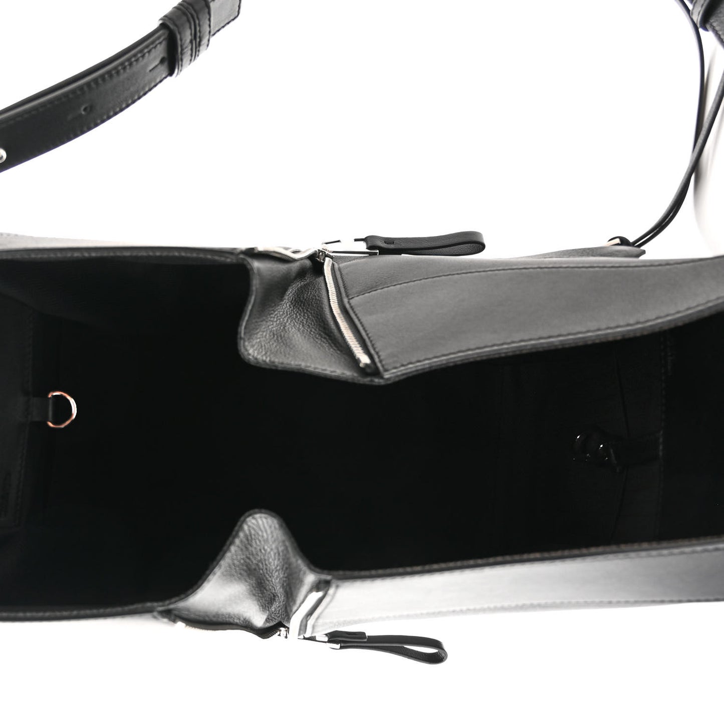 Calfskin Small Hammock Shoulder Bag Black