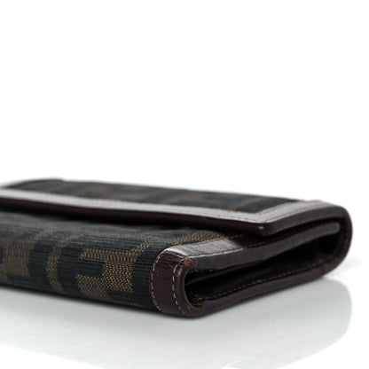 Fendi Zucca Compact Wallet Tobacco 9 of 9