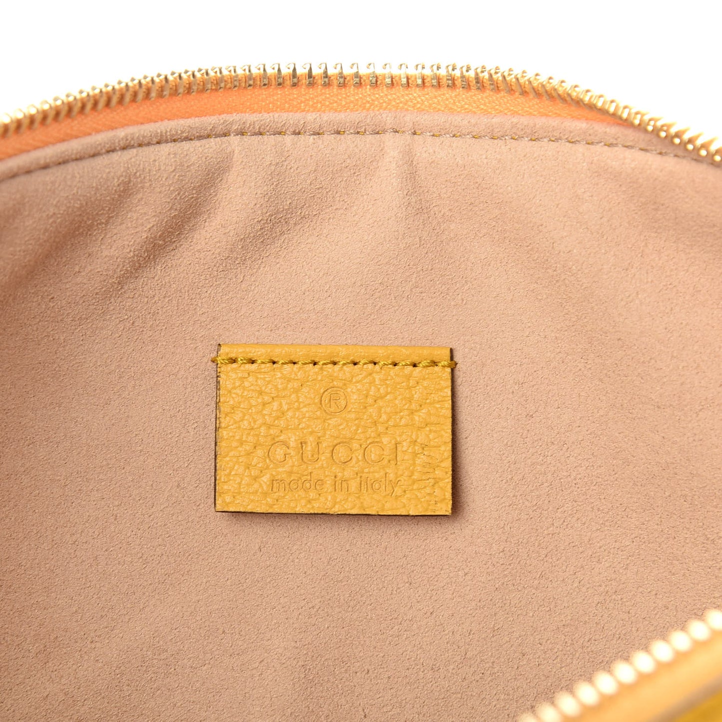 GG Supreme Monogram Flora Large Ophidia Pouch Clutch Beige Multicolor Crop