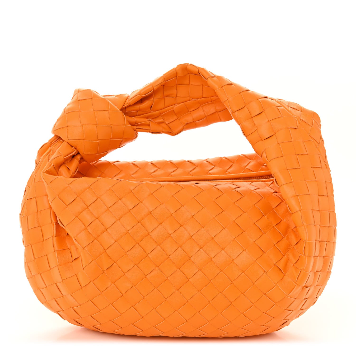 Bottega Veneta Nappa Intrecciato Teen Jodie Hobo Tangerine 1 of 10