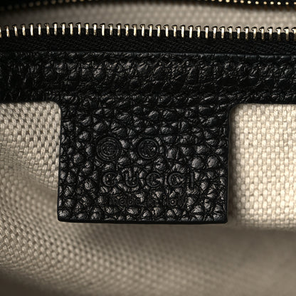 Gucci Pebbled Calfskin Medium Soho Chain Shoulder Bag Black 6 of 8