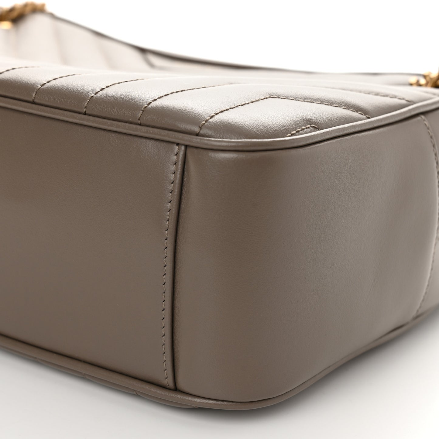Calfskin Matelasse Joan Camera Bag Taupe