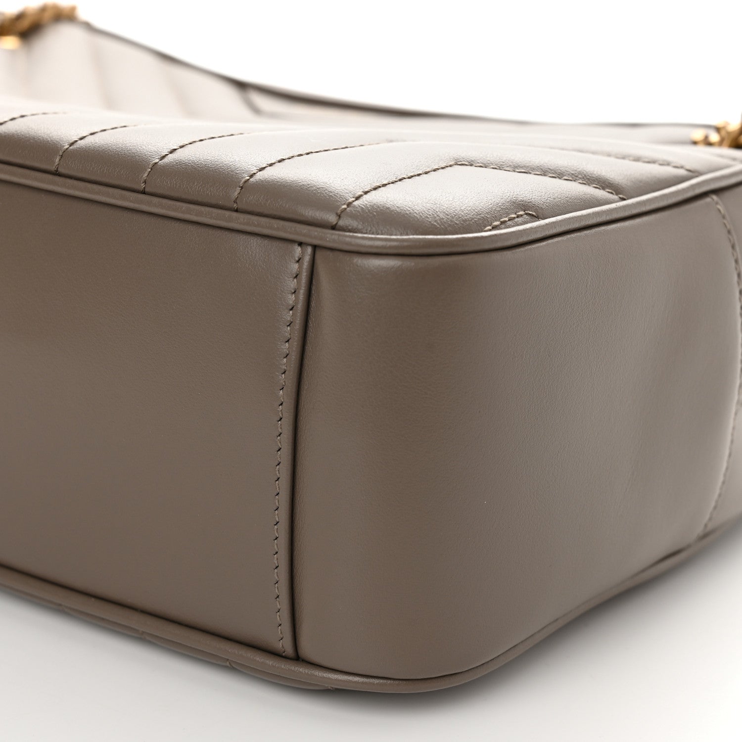 Saint Laurent Calfskin Matelasse Joan Camera Bag Taupe 11 of 11