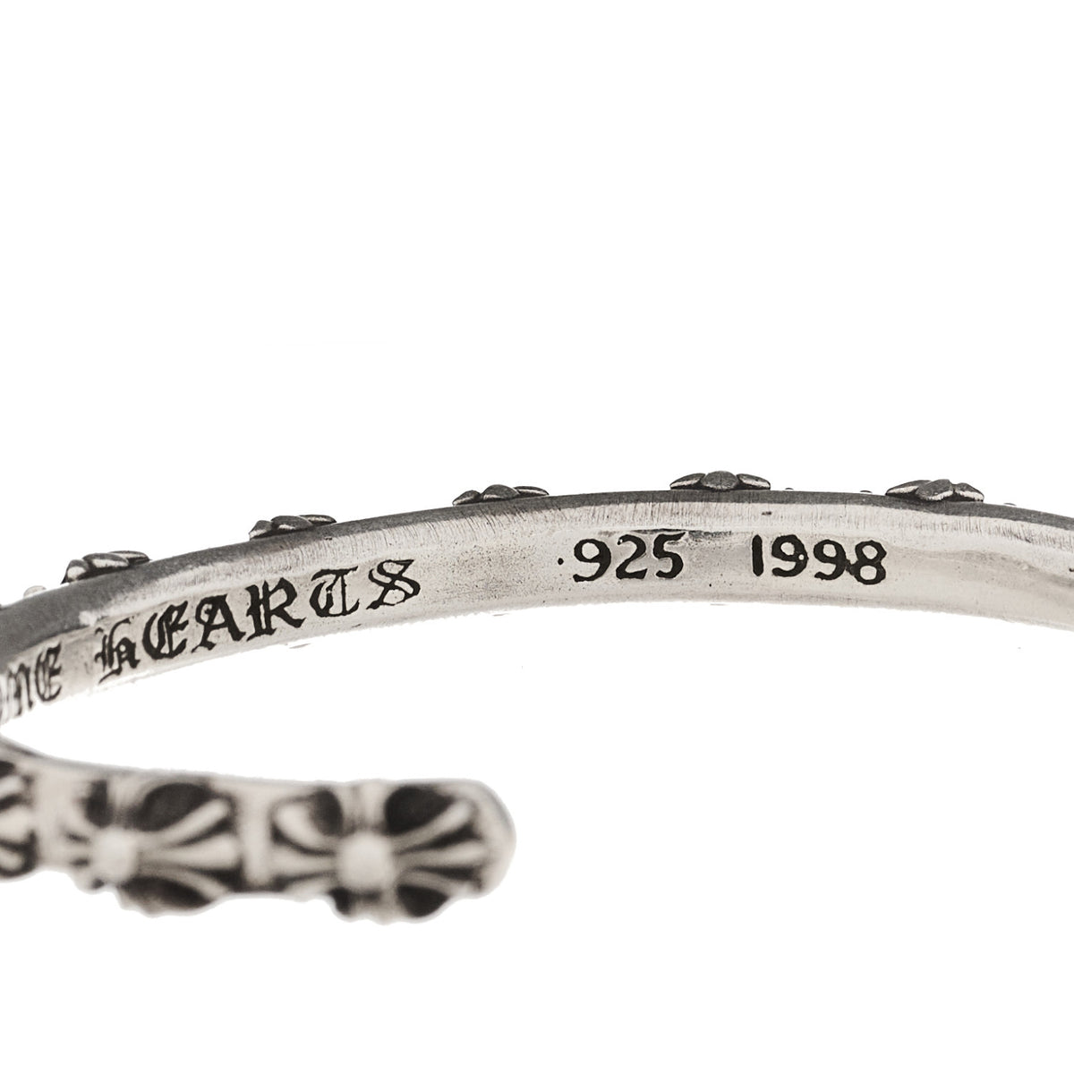 Chrome Hearts Sterling Silver Cross Cuff Bracelet 4 of 4