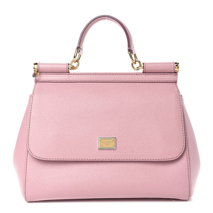 Dolce & Gabbana Dauphine Small Miss Sicily Satchel Rosa Carne II 1 of 10
