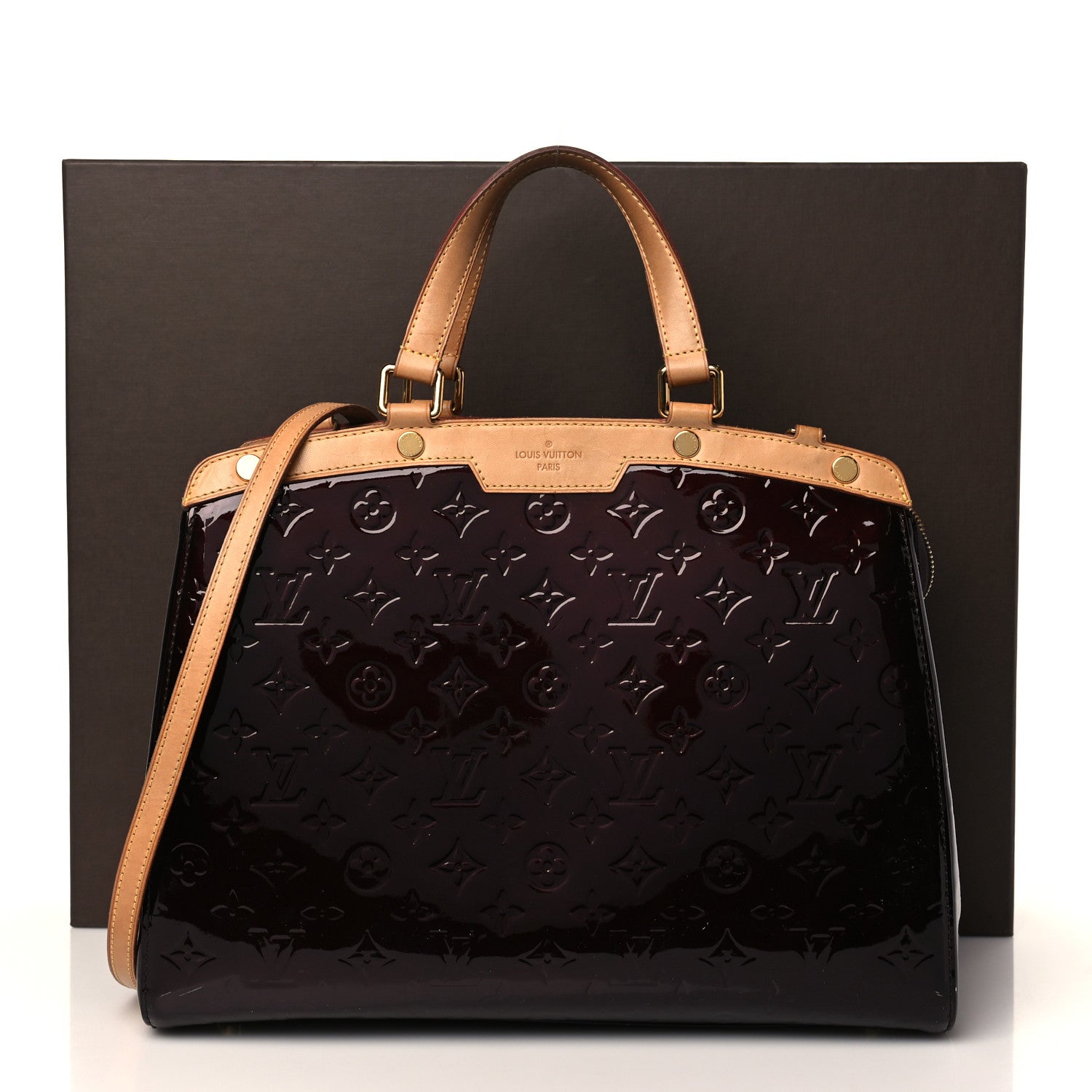 Louis Vuitton Vernis Brea GM Amarante 11 of 17