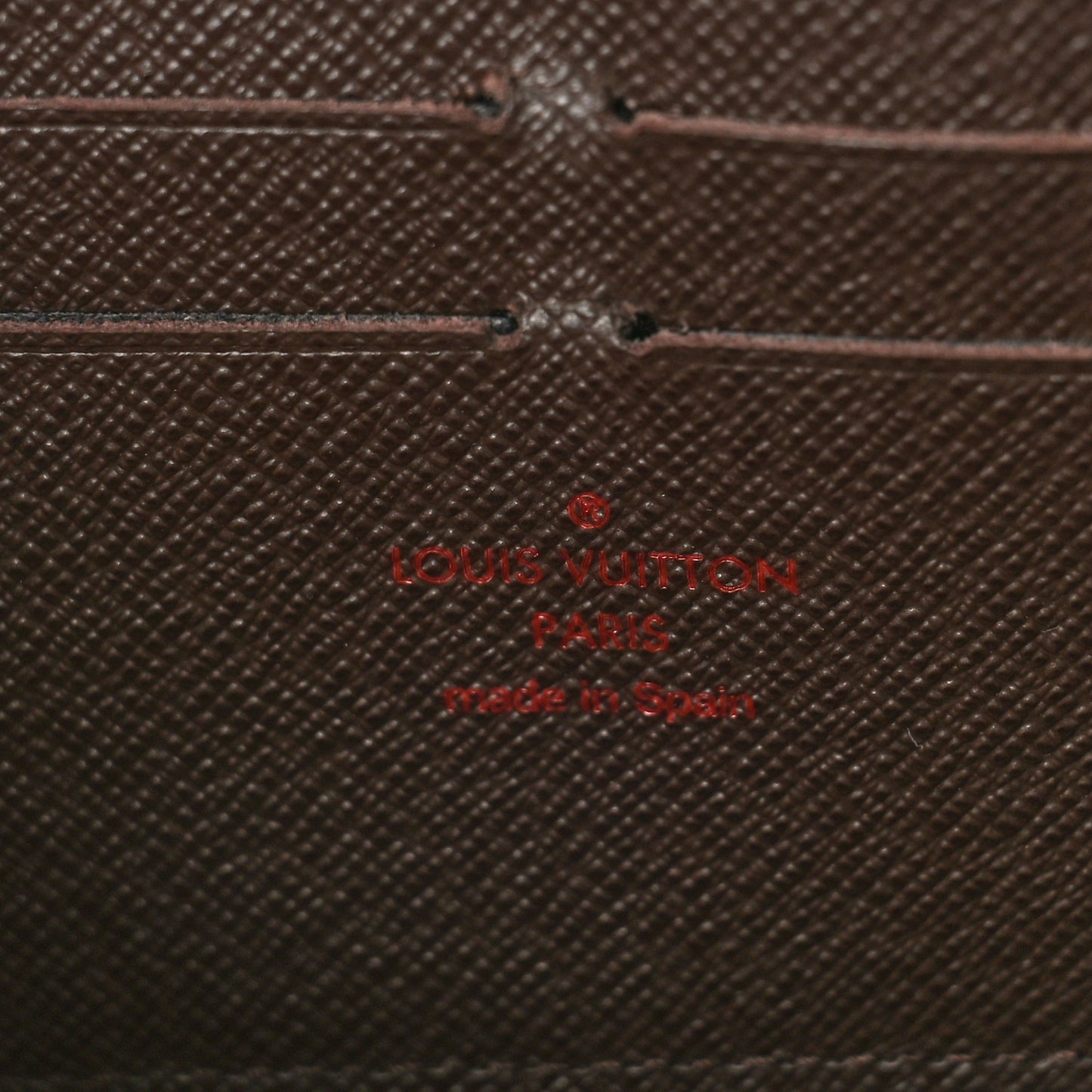 Damier Ebene Zippy Wallet
