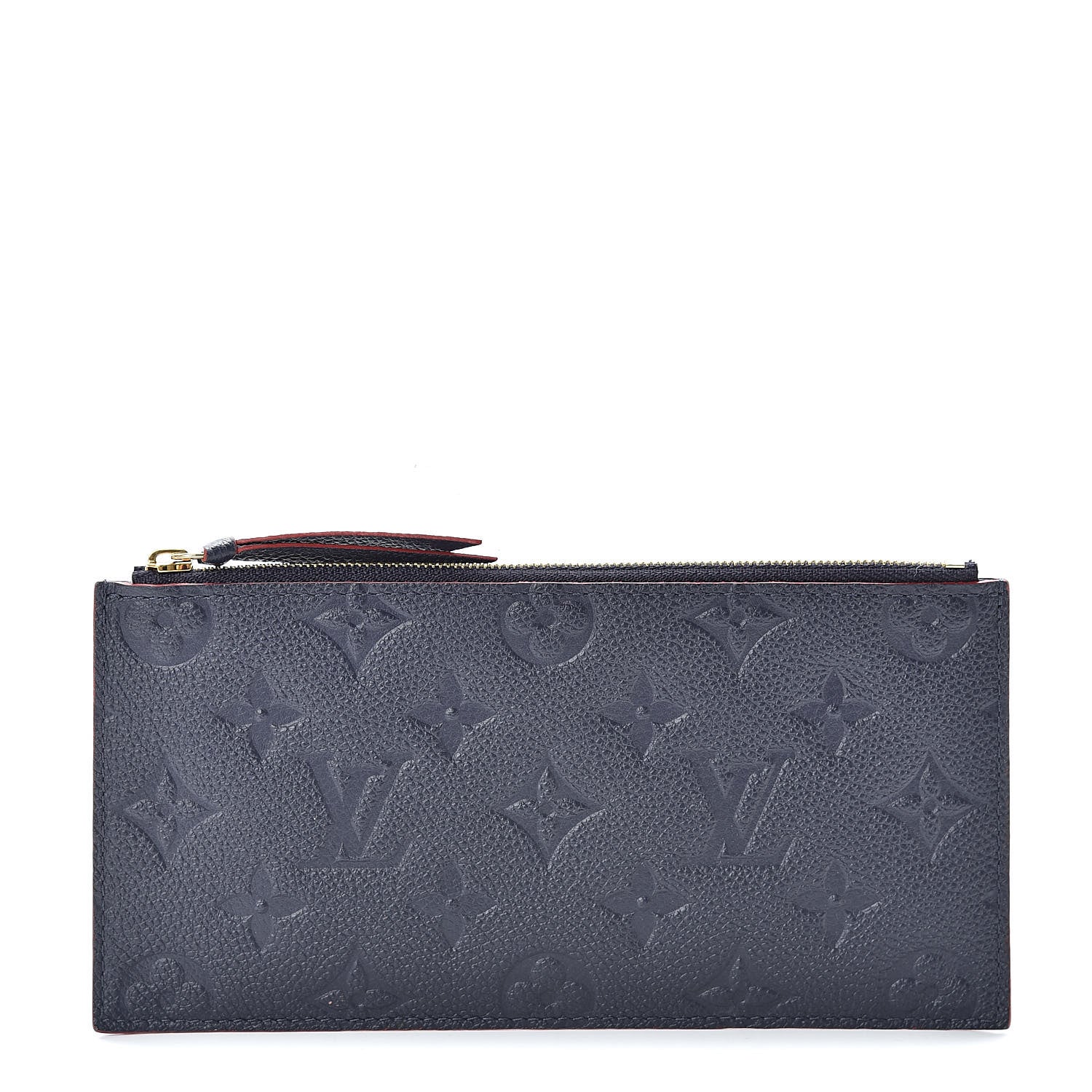 Louis Vuitton Empreinte Felicie Chain Wallet Zippered Insert Marine Rouge 1 of 7