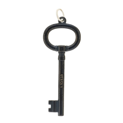 Tiffany Black Titanium Oval Key Pendant 4 of 4