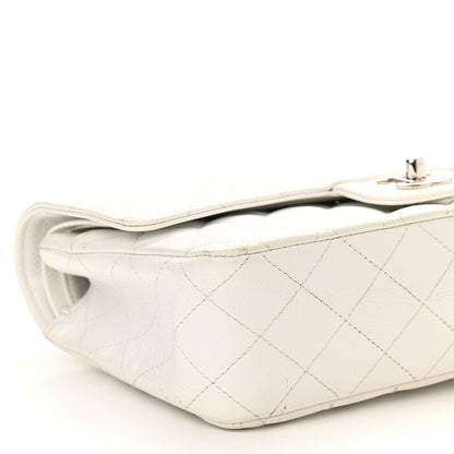 Chanel Caviar Quilted Medium Double Flap White 8 of 11