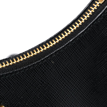 Prada Saffiano Lux Re-Edition 2005 Shoulder Bag Black 10 of 11