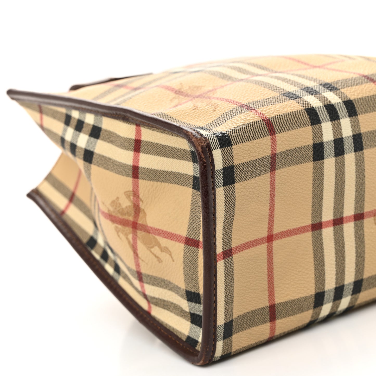 Haymarket Check Small Tote Brown