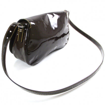 Prada Vernice Messenger Ebano 3 of 10