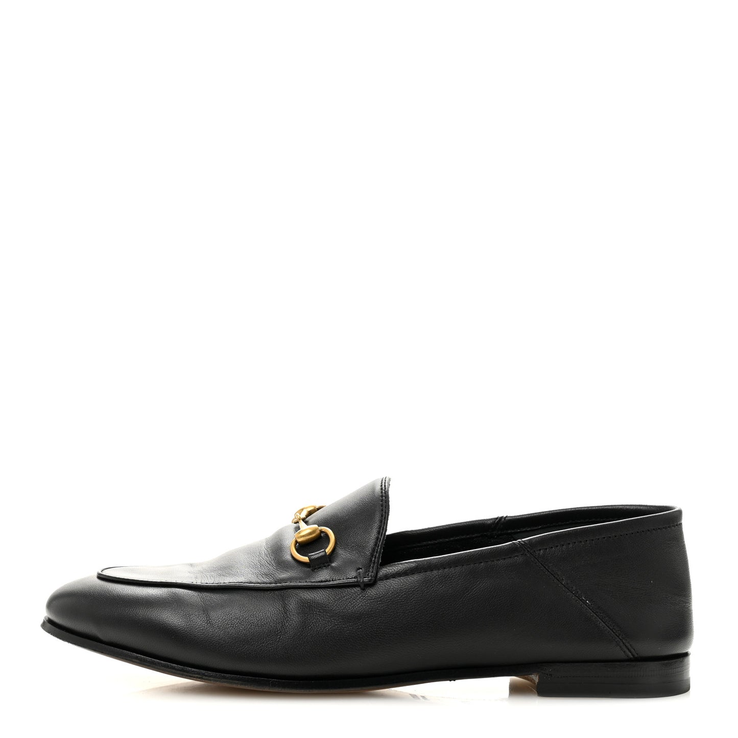 Lambskin Womens Brixton Horsebit Loafers 40.5 Black