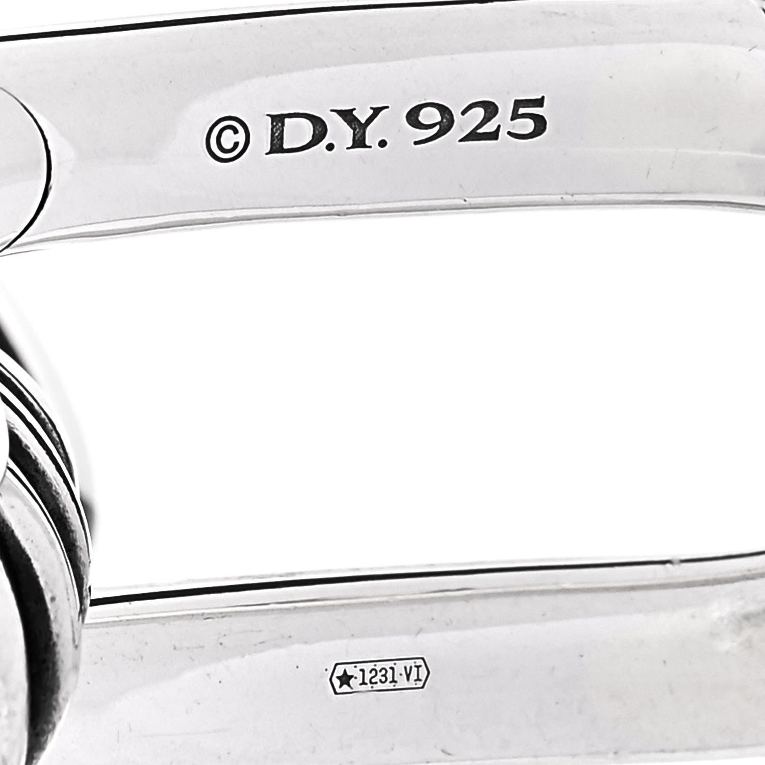 David Yurman Sterling Silver 16mm Lexington Chain Bracelet 4 of 4