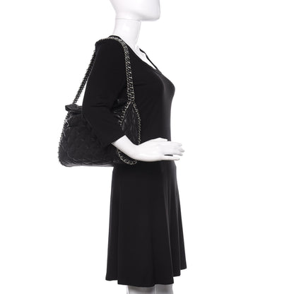 Chanel Washed Lambskin Chain Around Hobo Black 2 of 10