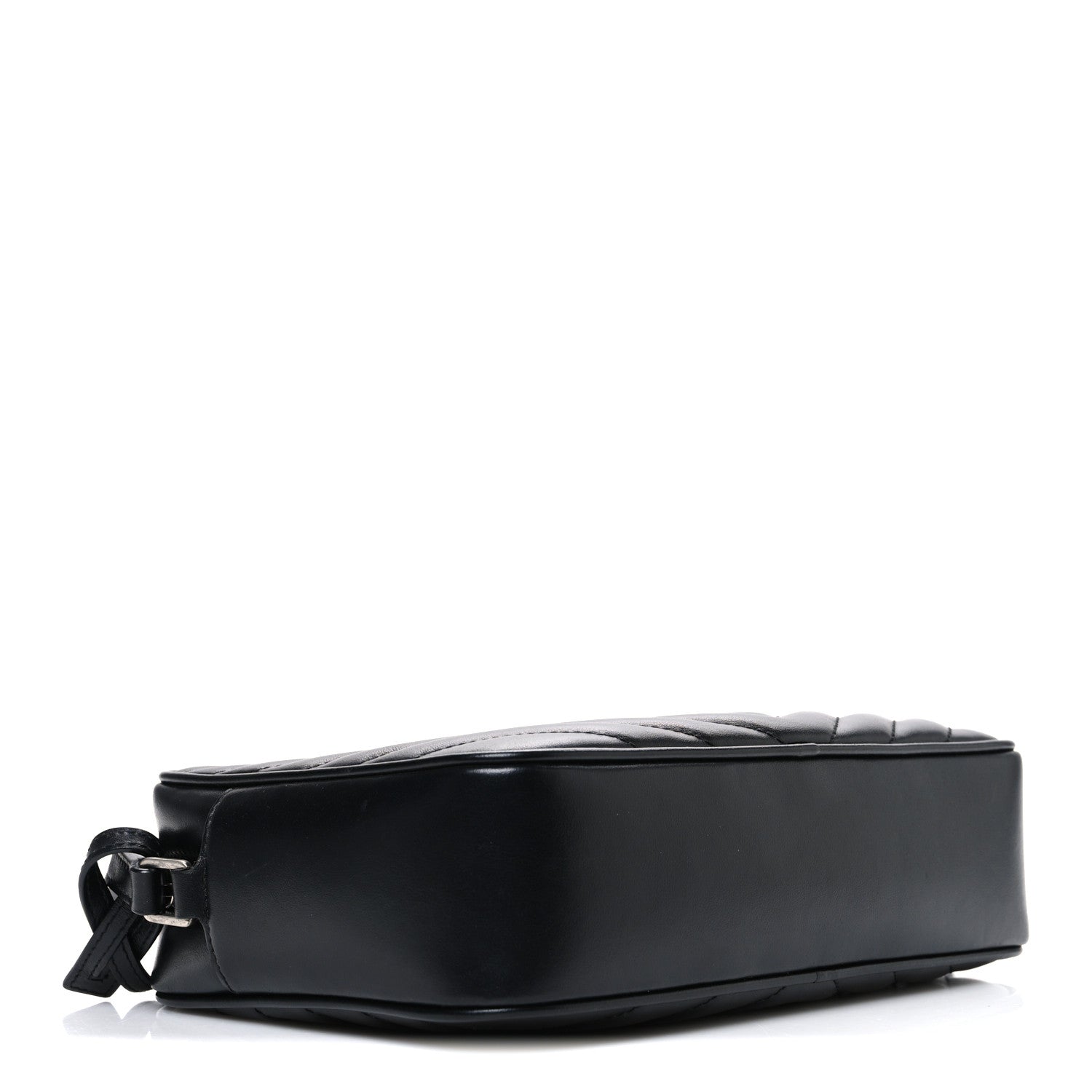 Saint Laurent Calfskin Matelasse Monogram Lou Camera Bag Black 4 of 11