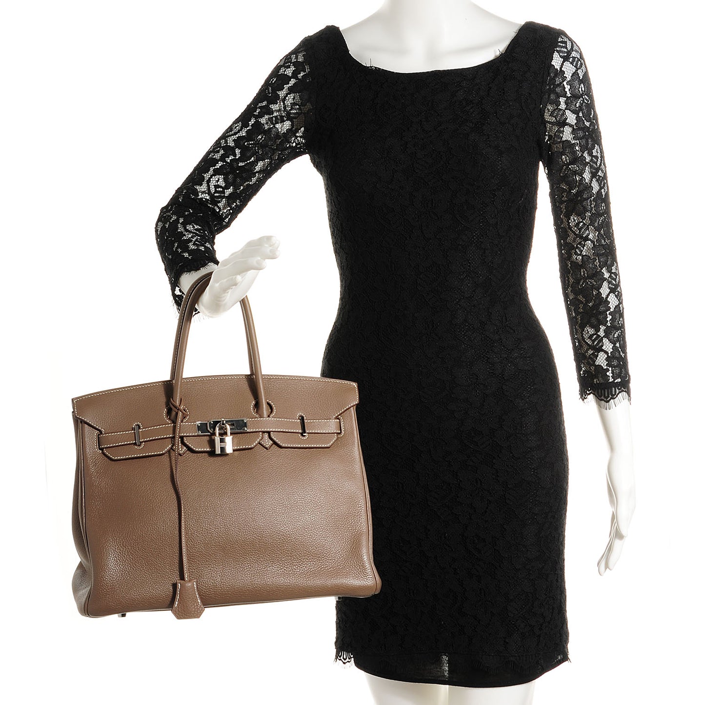 Taurillon Clemence Birkin 35 Etoupe