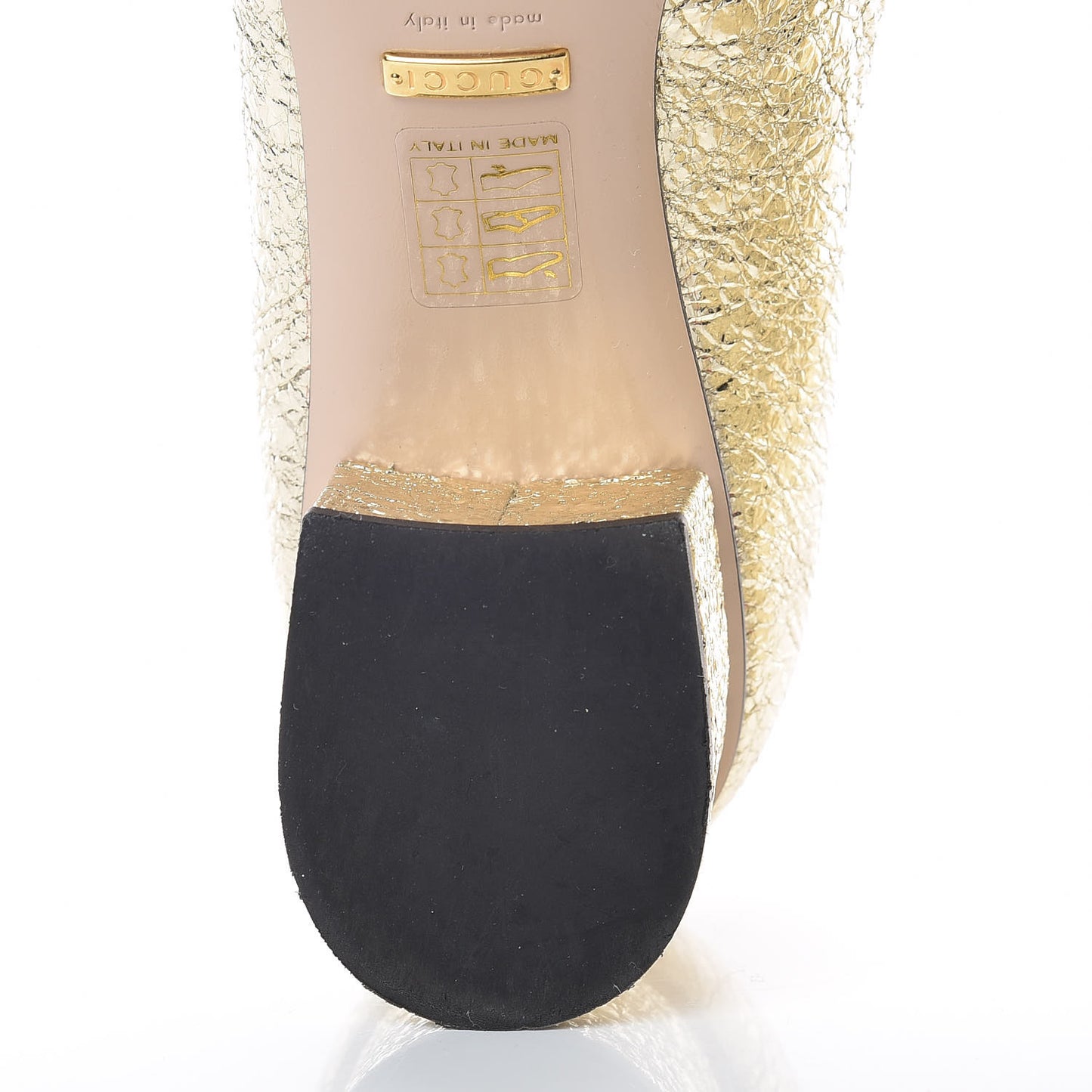 Galassia GG Marmont Fringe 50mm Loafer Pumps 38.5 Platino