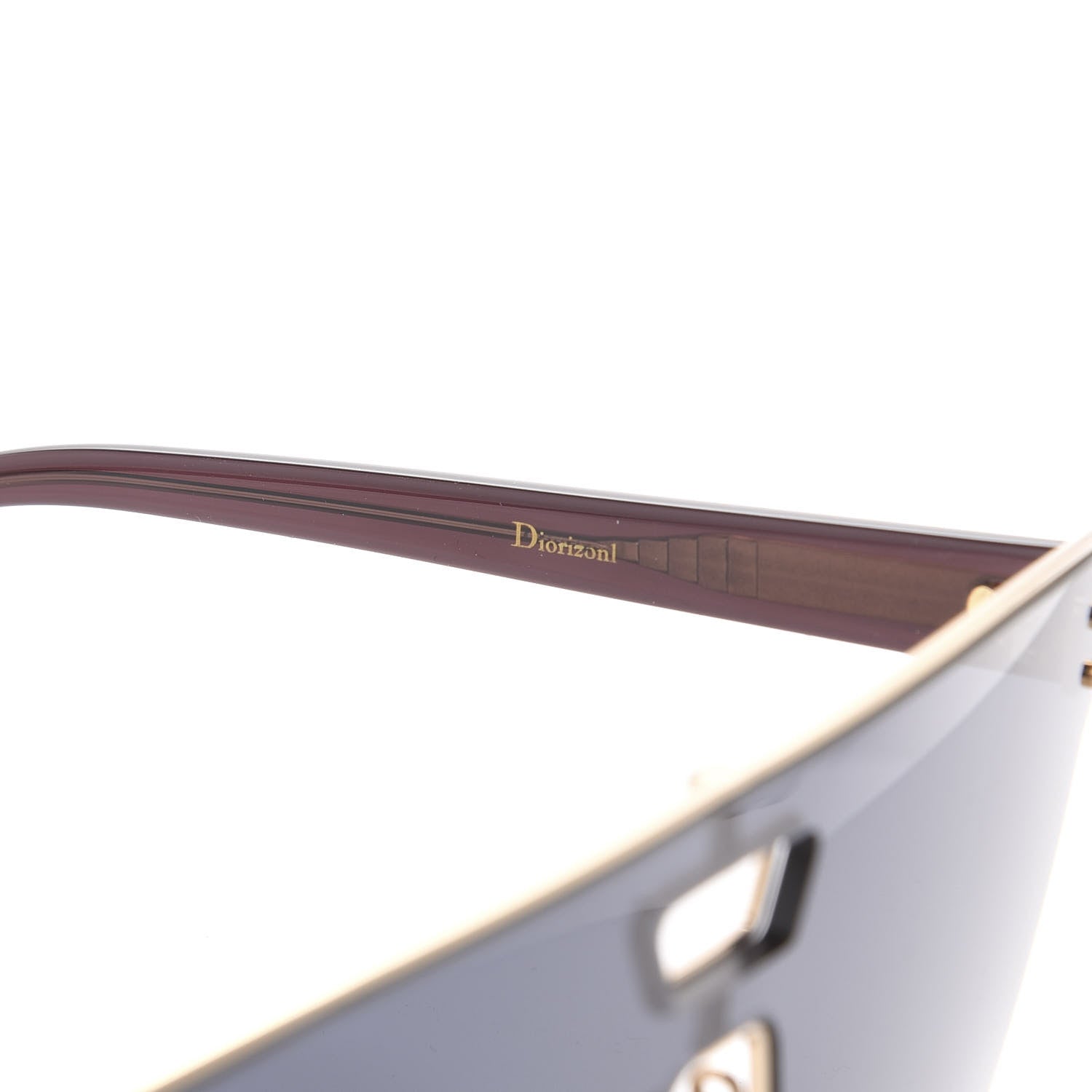 Christian Dior Diorizon1 Mirrored Sunglasses Gold 5 of 9