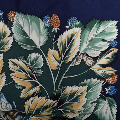 Hermes Silk L'Arbre de Soie Scarf 90 3 of 5