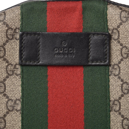 Gucci GG Supreme Monogram Web Dome Backpack Black 5 of 12