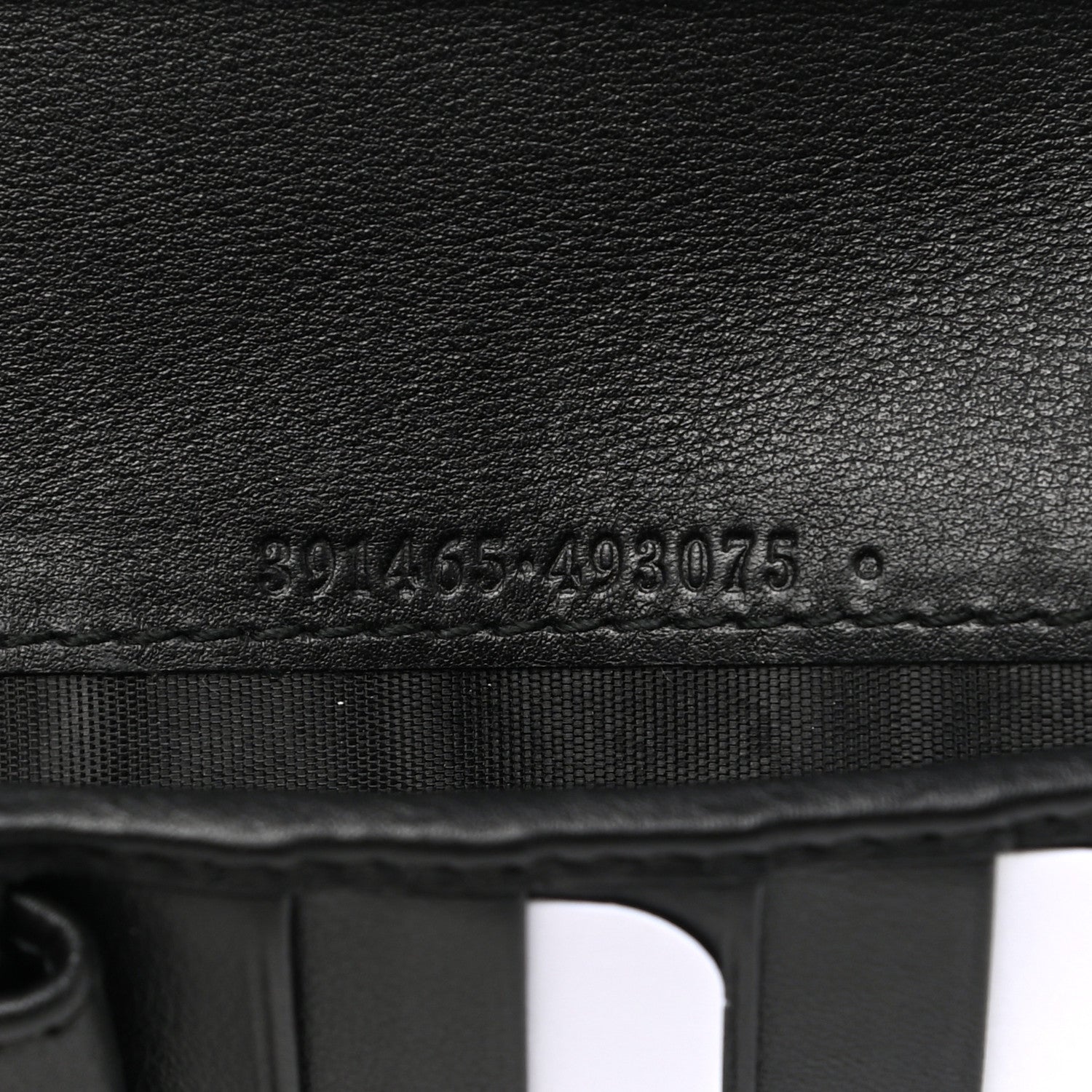 Gucci Microguccissima Large Zip Around Organizer Wallet Black 7 of 8