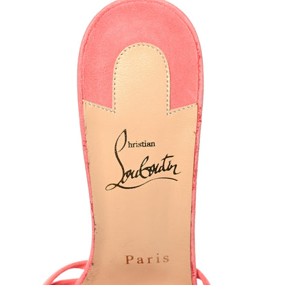 Christian Louboutin Suede Belbrossa 55 Mules 39 Pink 7 of 7