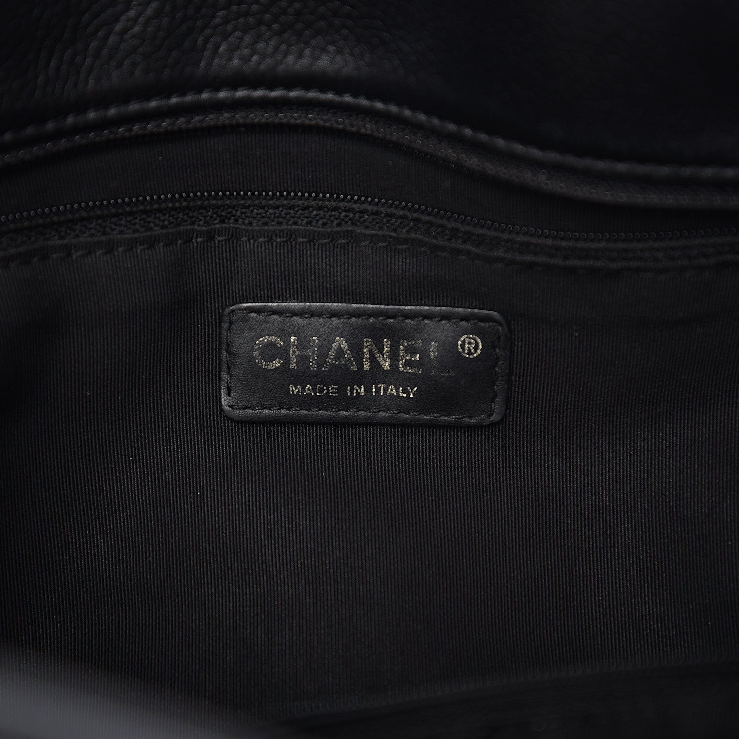 Chanel Calfskin Cerf Executive Shopper Tote Black 5 of 8