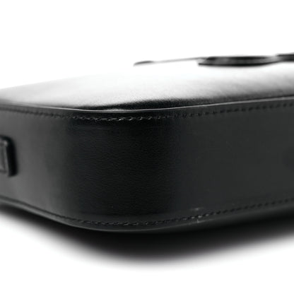Celine Smooth Calfskin Cuir Triomphe Camera Shoulder Bag Black 6 of 9
