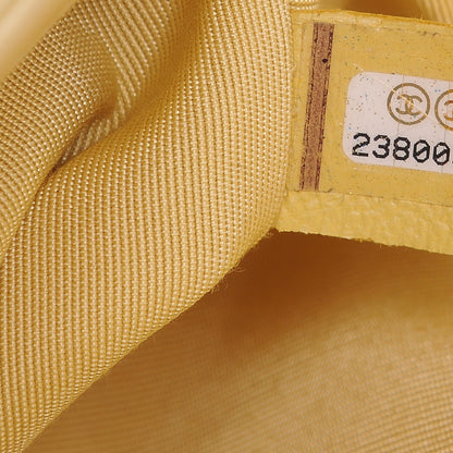 Chanel Calfskin Chevron Quilted Small Boy Flap Yellow 11 of 15