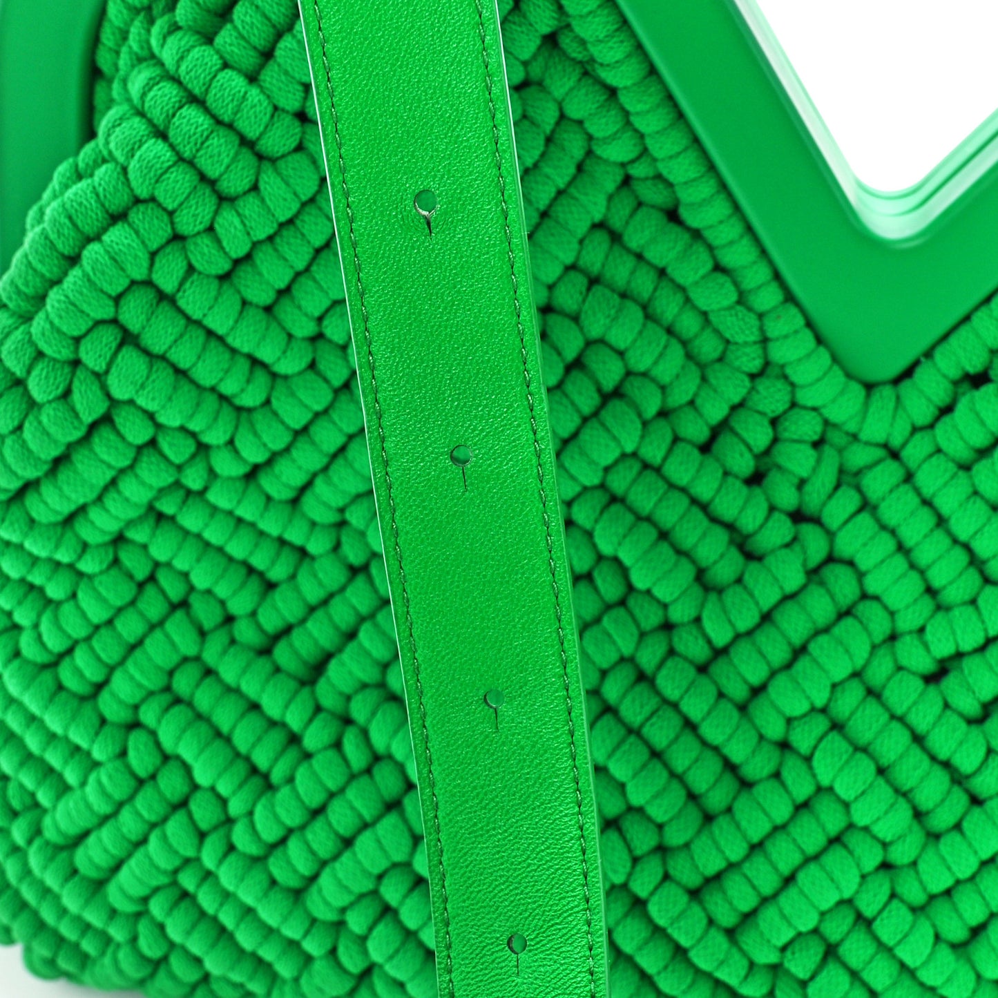 Macrame Intrecciato The Point Triangle Bag Parakeet