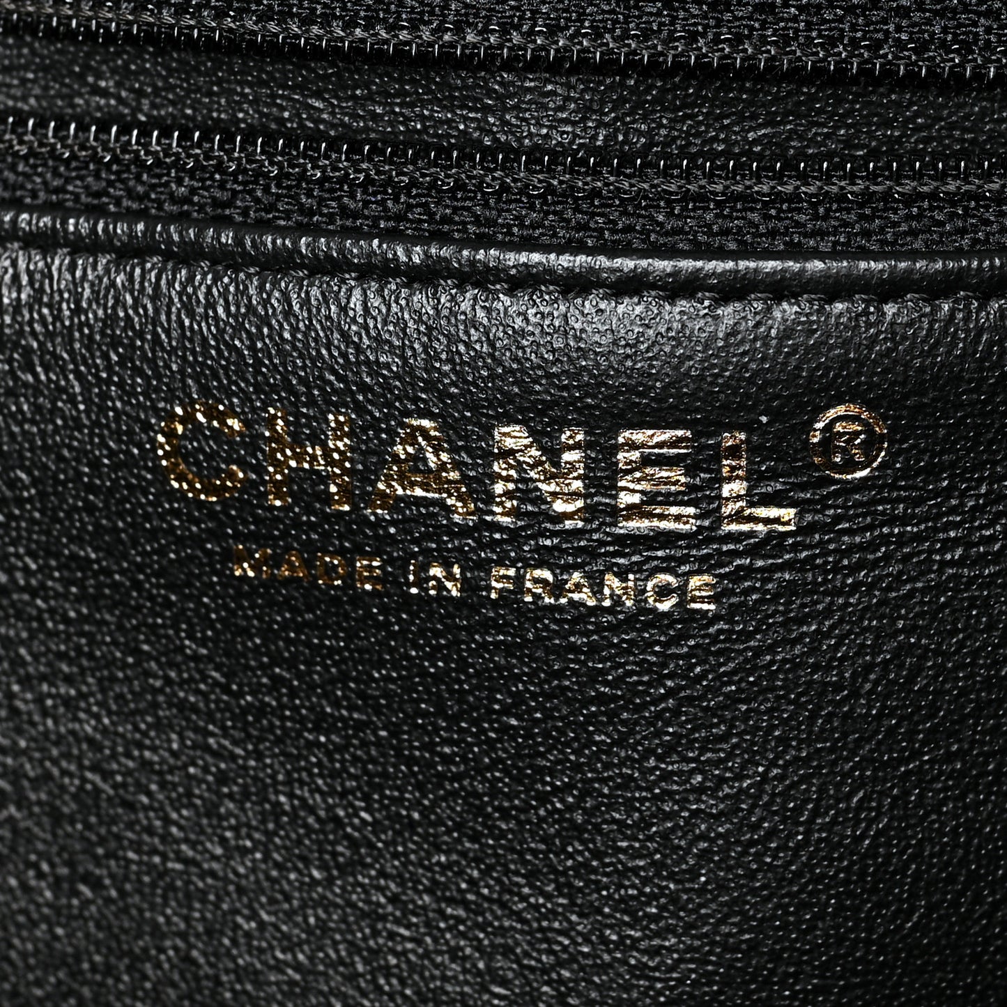 Caviar Quilted Flap Clutch Black