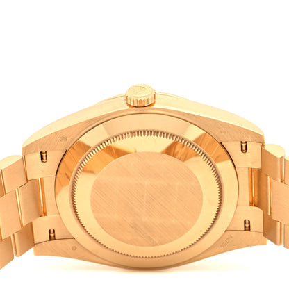 Rolex 18K Yellow Gold 40mm Oyster Perpetual Day-Date President Watch White 228238 4 of 5
