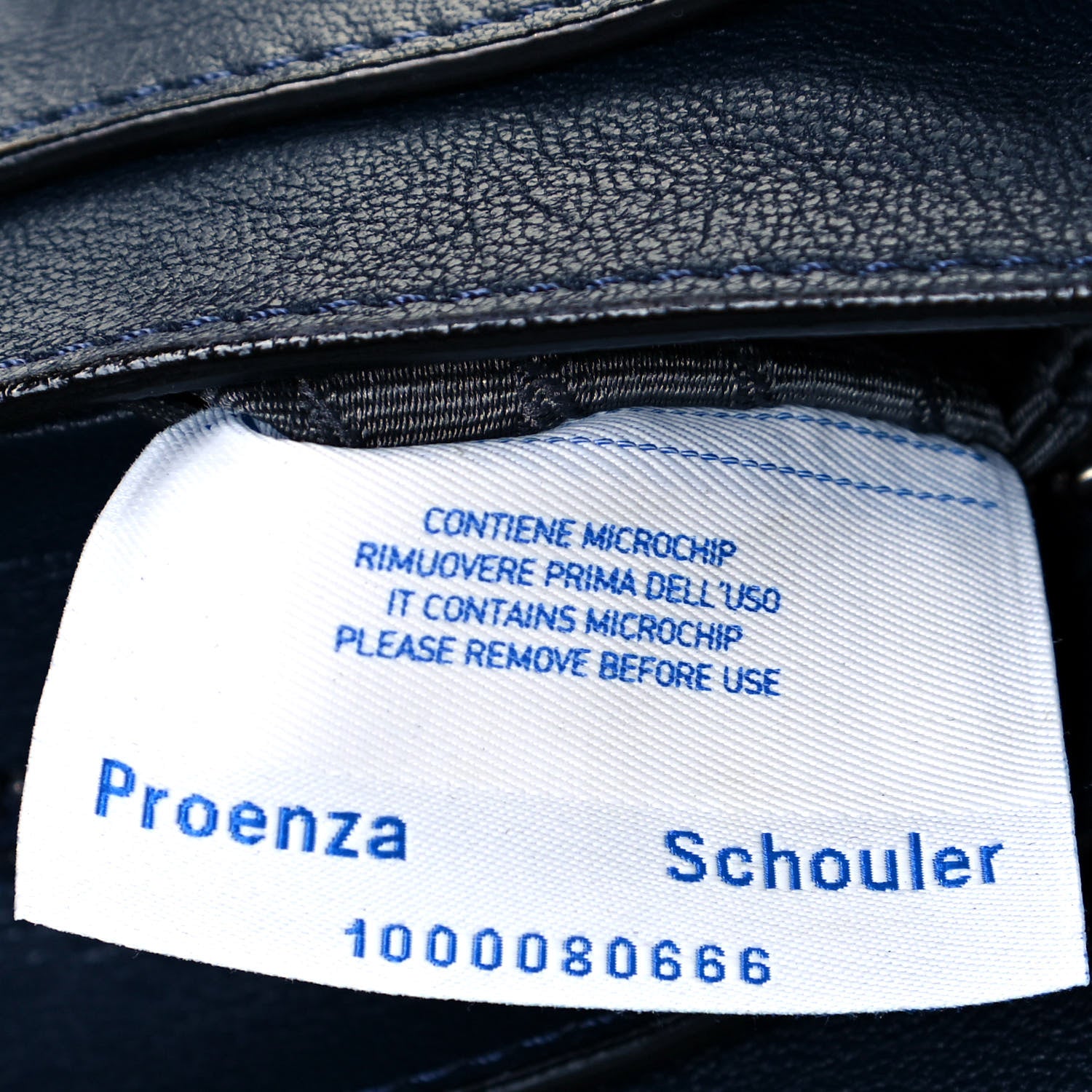 Proenza Schouler Lambskin Fringe PS1 Crossbody Pouch Midnight 7 of 13