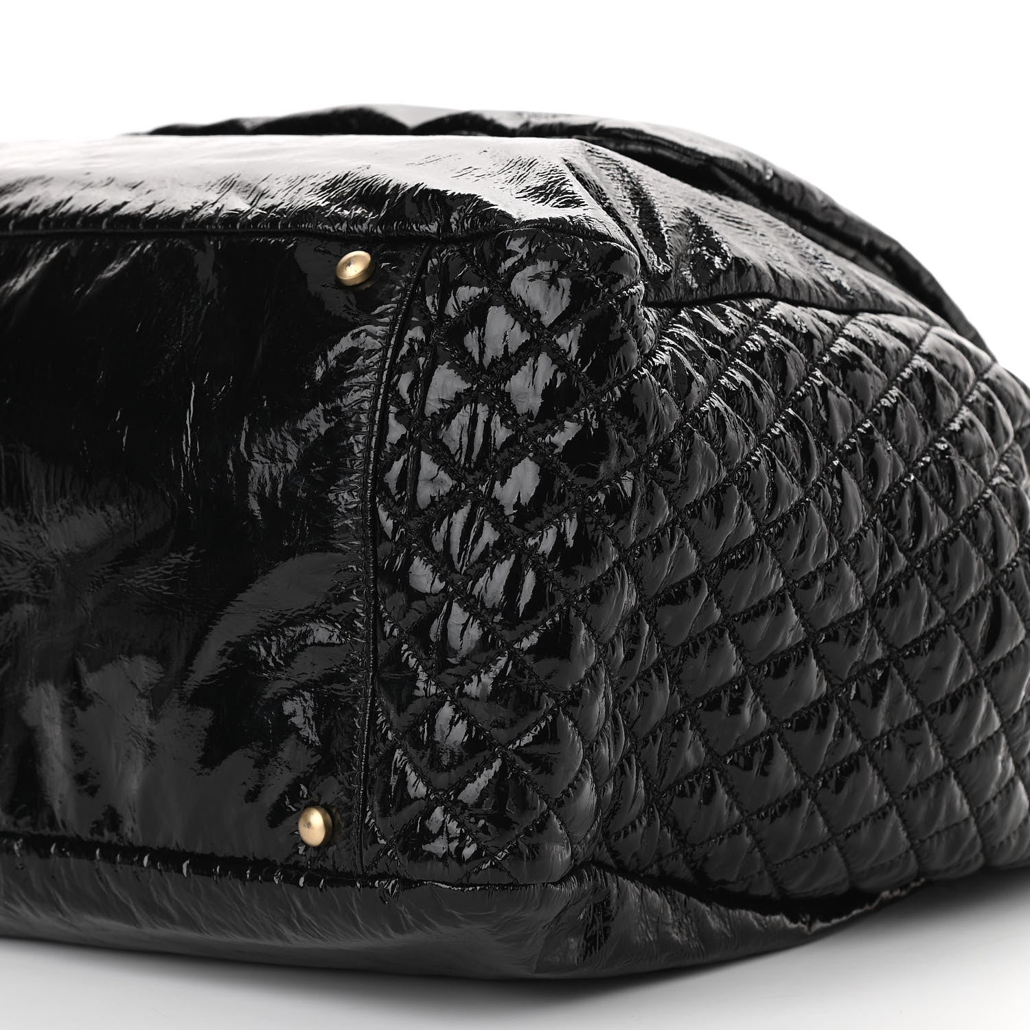 Chanel Vinyl XL Rock and Chain Flap Black 10 of 10