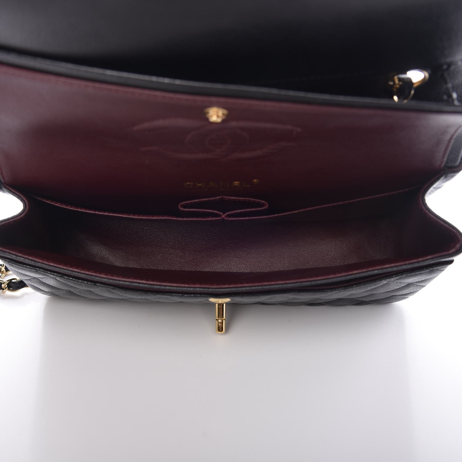 Chanel Caviar Quilted Medium Double Flap Black 6 of 11