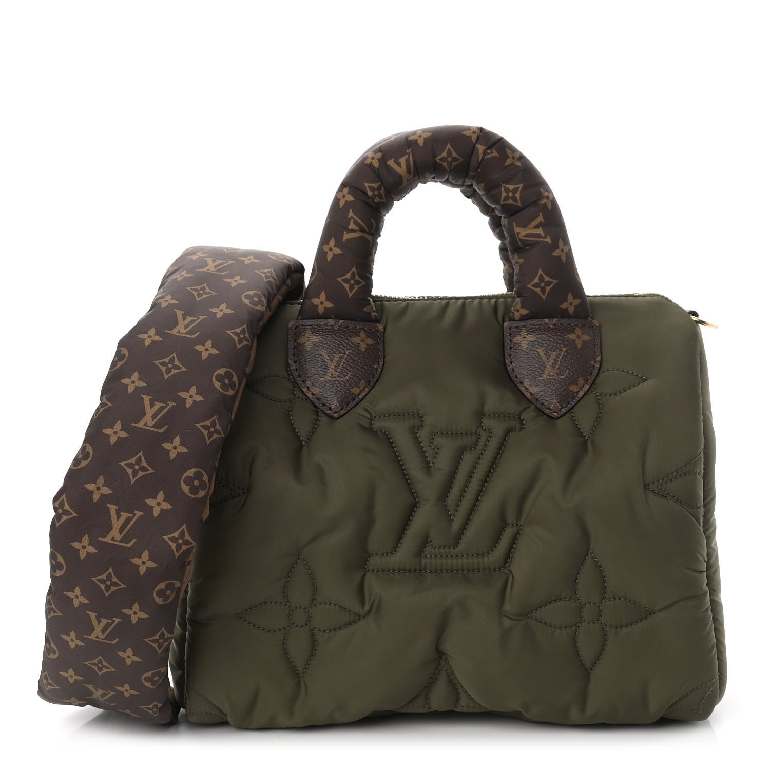 Louis Vuitton Econyl Mini Monogram Pillow Speedy Bandouliere 25 Khaki 1 of 8